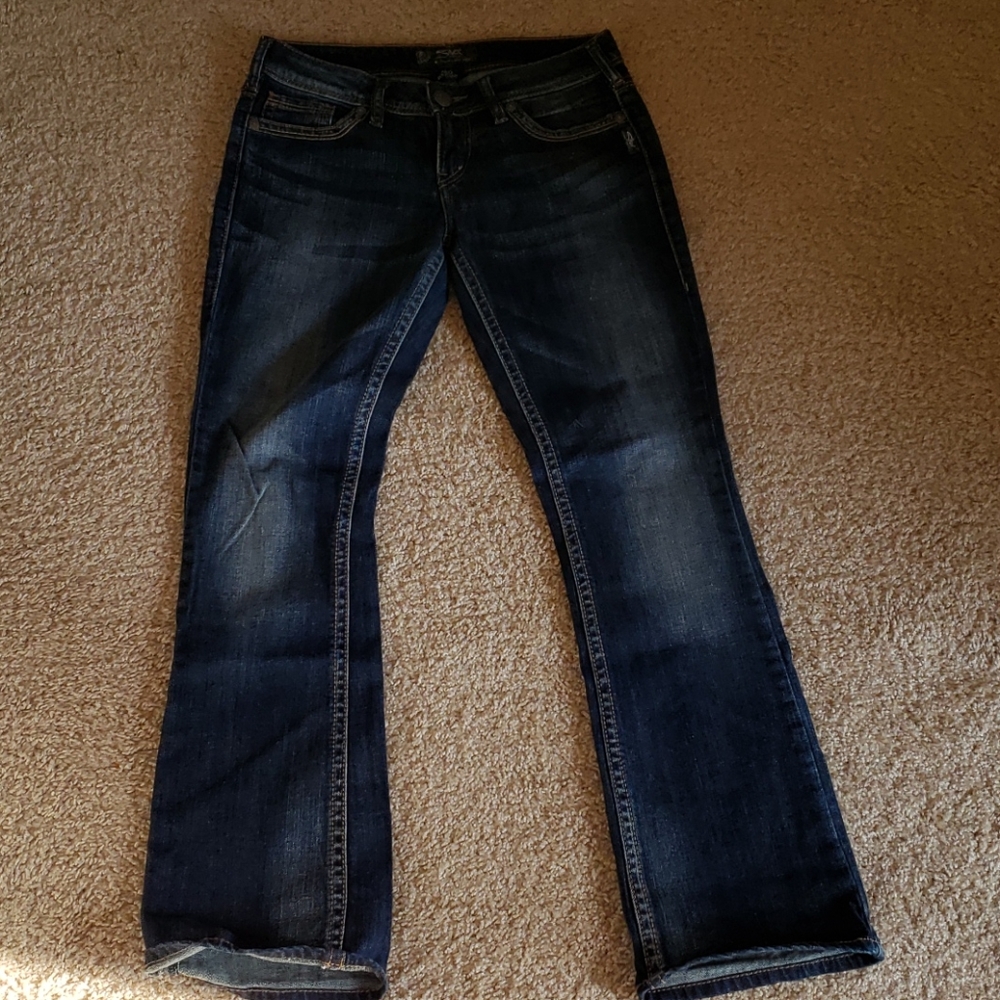 Aiko Bootcut Silver Jeans